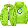 Capsule Corp Cool Dynocaps Anime Gym Men's Hooded Sports Shirt Men's Spring and Autumn Hooded Fishing Outdoor Sports Jacket