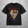 King Crimson Rock Band T Shirt Washed Style For Men Women Pure Cotton T-Shirts Tee Clothing