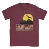 Men T-Shirts Isla Nublar Research Team Vintage 100% Cotton Tees Short Sleeve Jurassics Parks T Shirt Crew Neck Clothes Printed