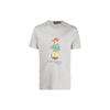 Polo SS23 Cartoon Bear Logo Print Crew Neck Short Sleeve T-Shirt Men T-Shirt Gray 710853310-019
