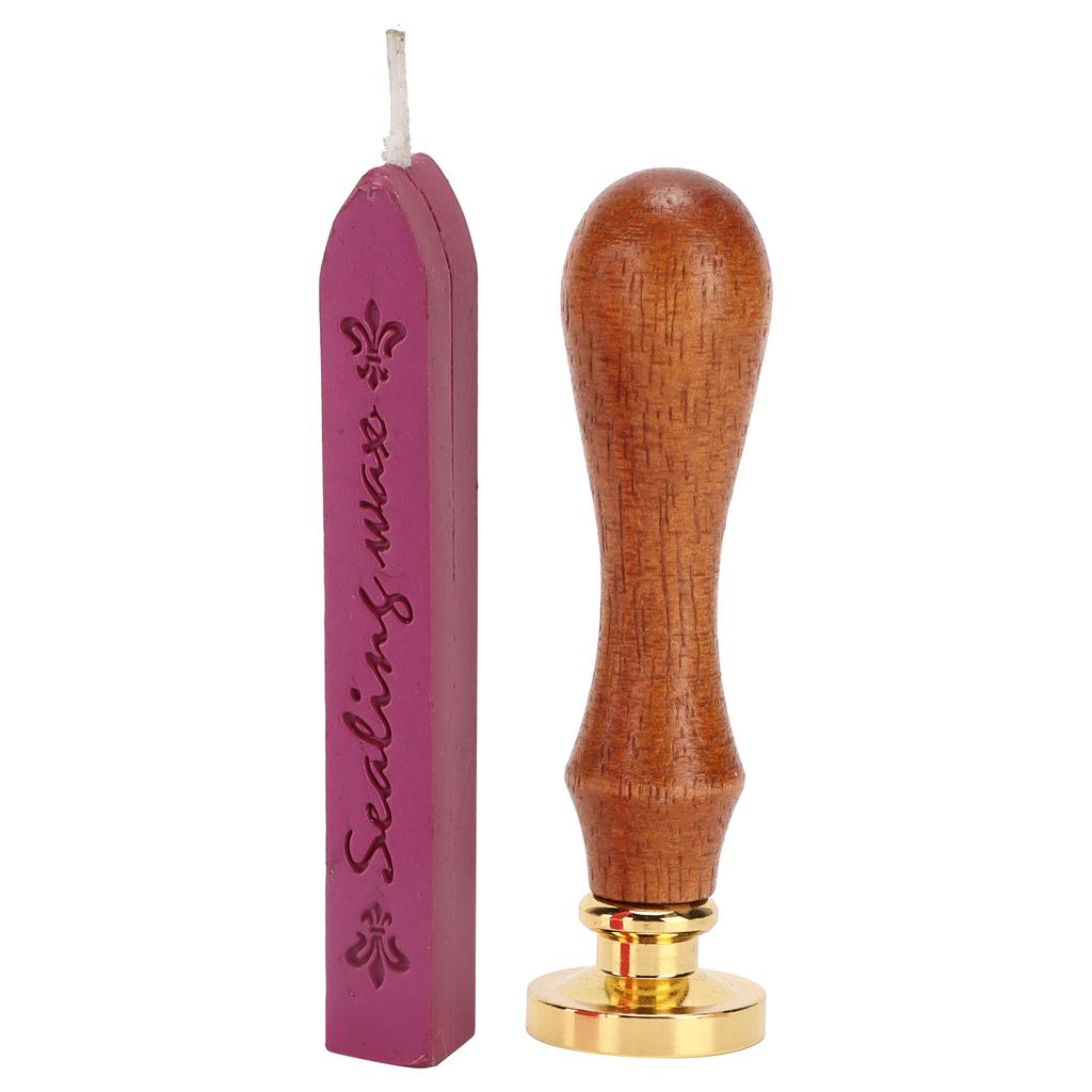 Wax Seal Stamp Kit Clear Pattern Simplicity DIY Classic Sealing Kit for Envelopes Invitations Weddin