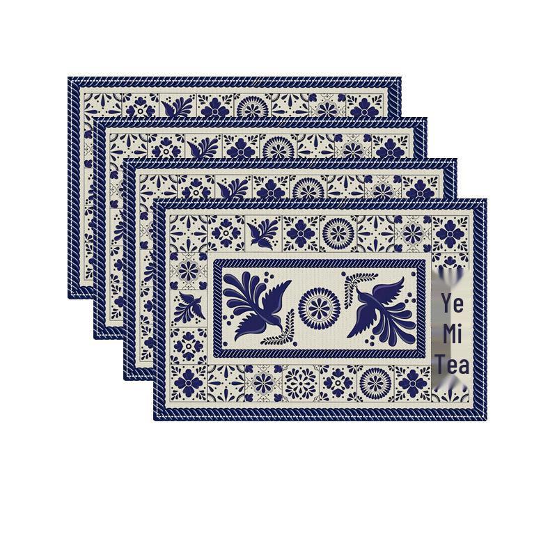 Heat-Resistant Stain-Proof Linen Party Placemats - Festival Collection