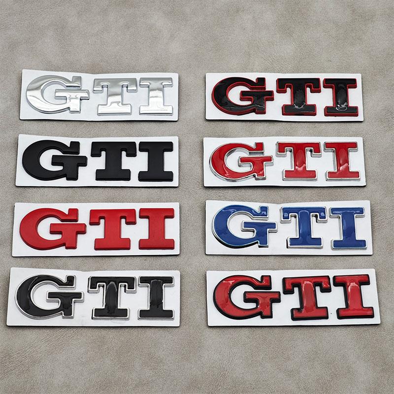 Horké 3D kovové logo GTI Znak Zadní kufr Samolepka Pro Volkswagen VW Golf 4 5 6 7 3 MK2 MK3 MK4 Mk5 Polo Tig