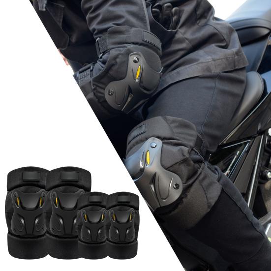 

4Pcs/Set CS-136C1 Elbow EVA Protector Damp-Proof Anti-Collision Knee Breathable Motorcycle Protector Set