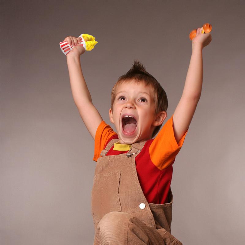 PU Simulation Hamburger Fries Squishy Slow Rising Charms Kid Hand Decorative Gift Fun Stress Relief