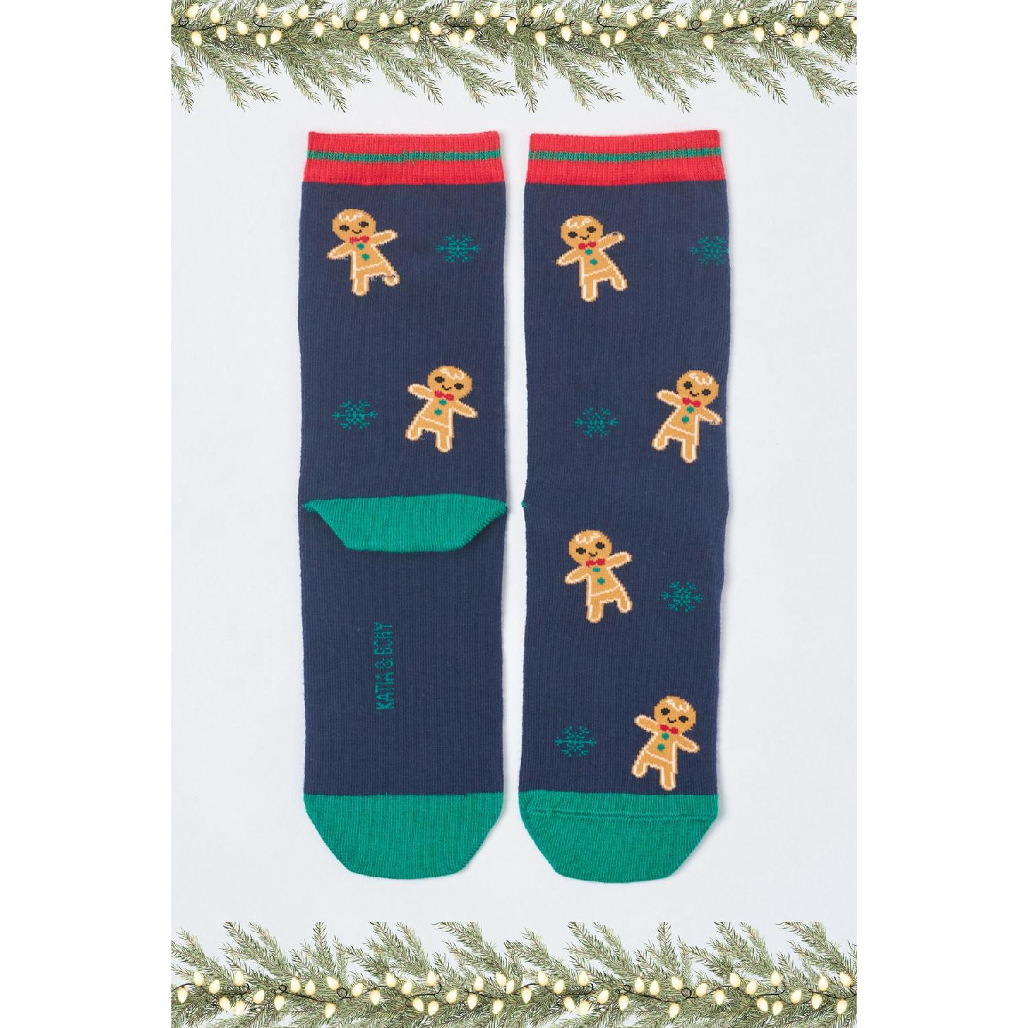 

Men s Ginger Breadman Socks Navy Blue 35-38 Темно-синій