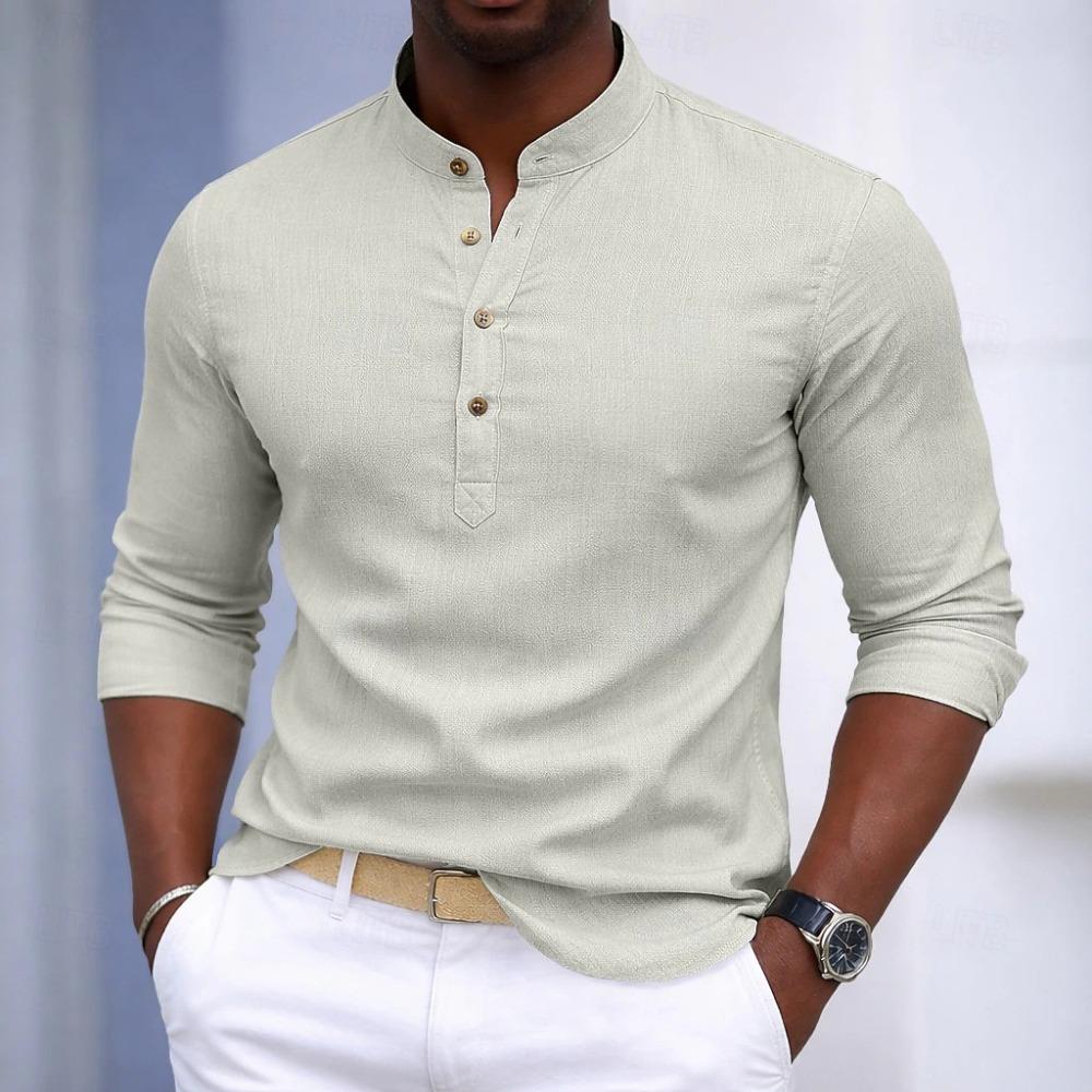 

100%Polyester fiber Long Sleeve Shirt for Men Business Casual 2026 Spring XXXXXL