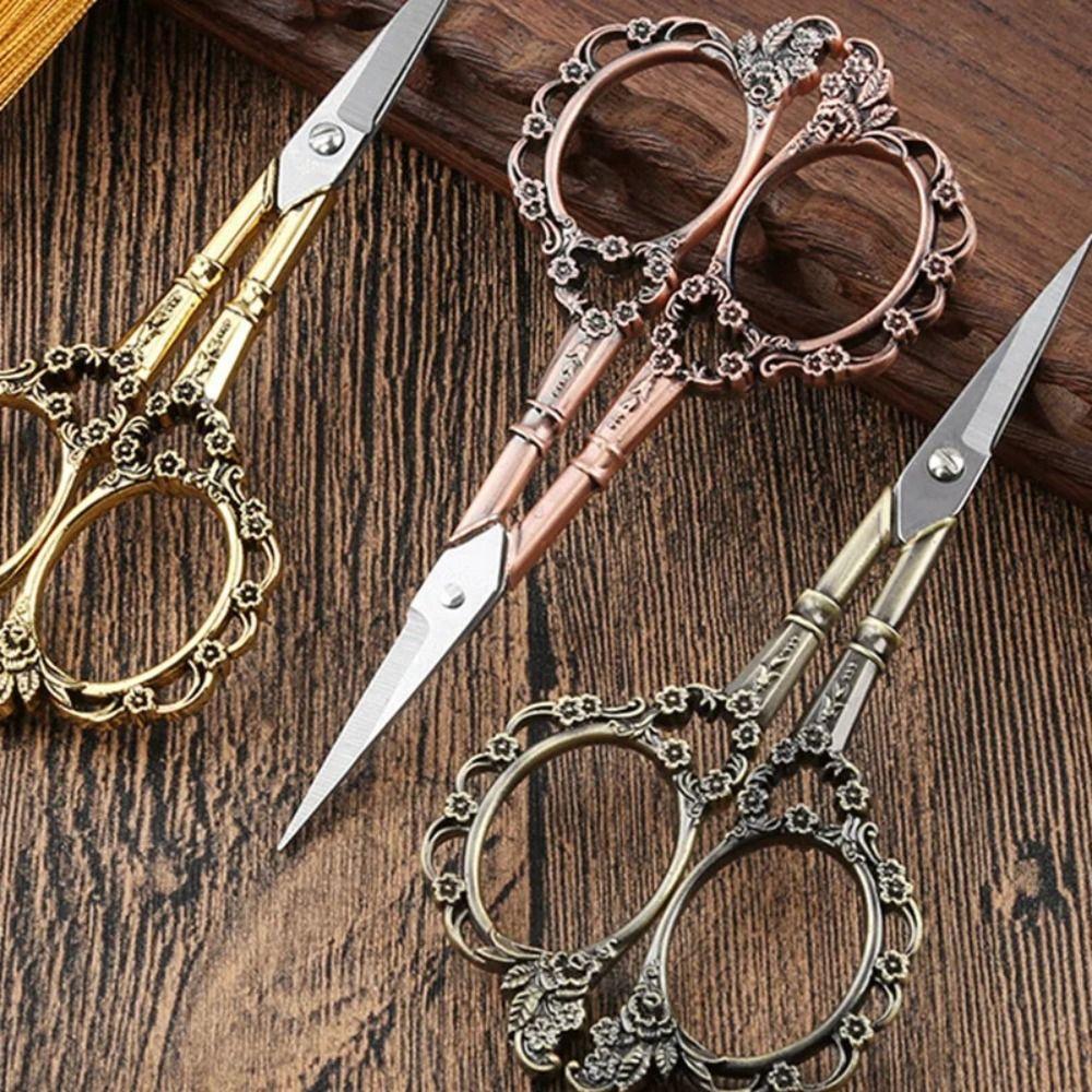 Antique Design Retro Scissors Classic Style Embroidery Scissors Thread Cutter  Cross-stitch Work
