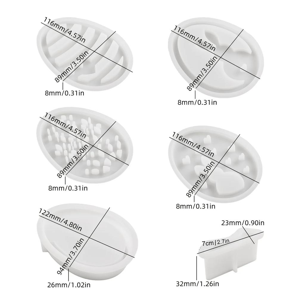 A Top-quality Easter Bunny Egg Hollow Lamp Silicone Mold for Cement Drop Crystal Crafting Silhouette Decoration Home Garden Art