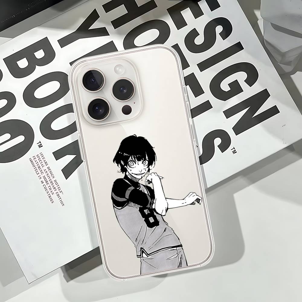 

B-Bachira M-Meguru Phone Case Soft Transparent Case For IPhone 17 16 15 14 13 12 11 Pro Max Mini Plus Cover Case iphone17Pro