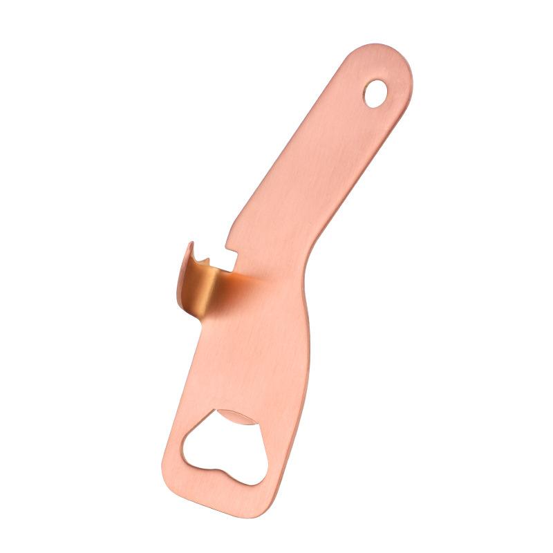 

A Multi-purpose Stainless Steel Bottle Opener Is A Convenient Small Tool for Home Kitchens рожевий колір золота