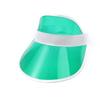 Candy Color Sun Hat Oversized Brim Running Sports Empty Top Hat Sugar Color Plastic Summer Sun Protection Hat