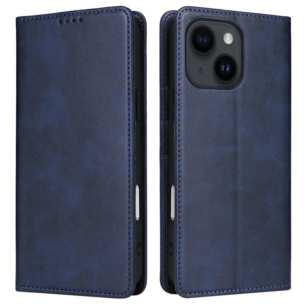 For iPhone 14/13 Case RFID Blocking PU Leather Phone Wallet Cover