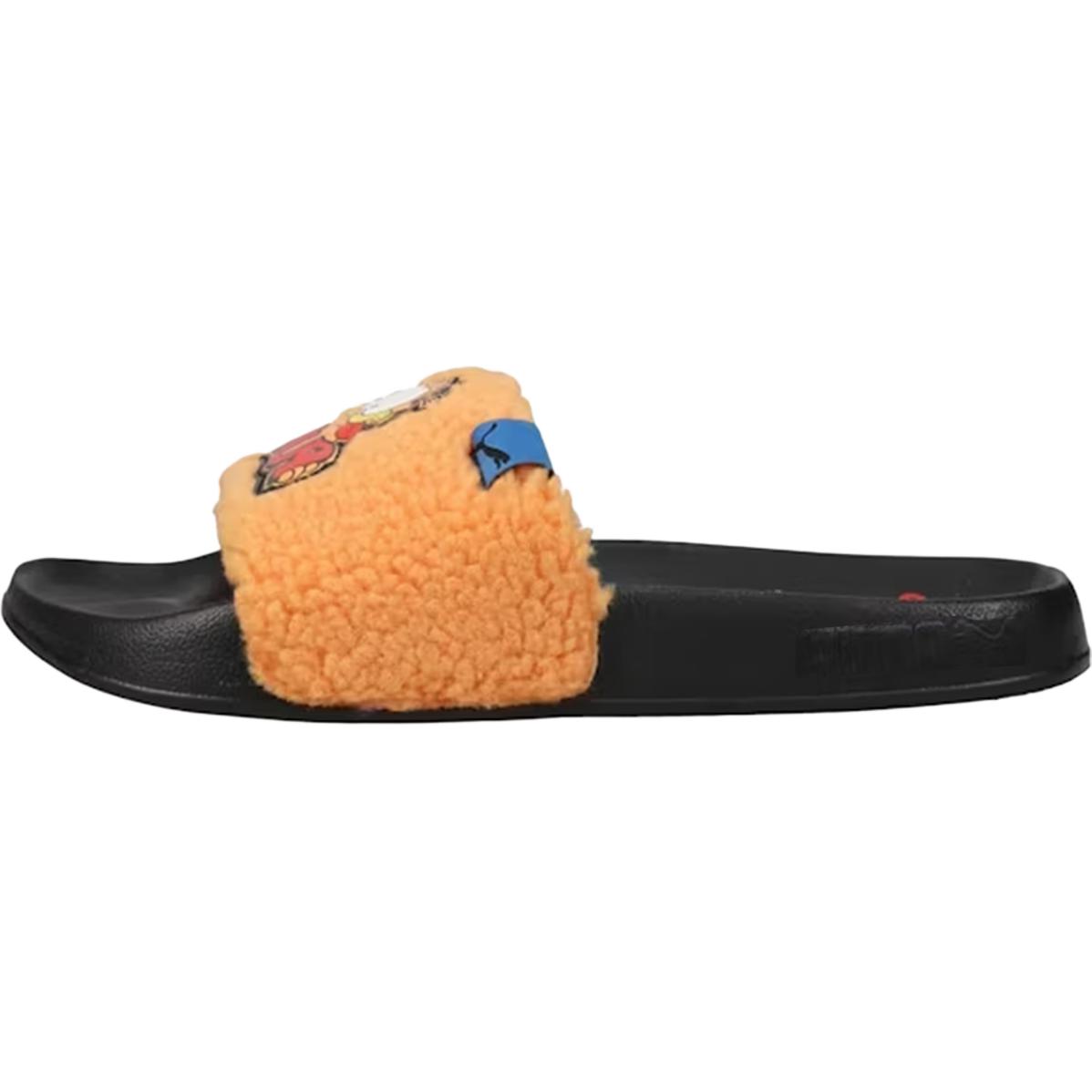 

Puma Garfield x Leadcat 2.0 Слайды для детей старшего возраста Голодный Гарфилд Детские кроссовки Черный Циния 385002-01 35.5