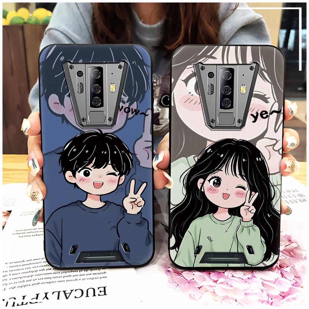 Back Cover Graffiti Phone Case For Blackview BV6900 Soft Case Anti-dust Silicone Full Wrap Shockproof Anti-knock Cute
