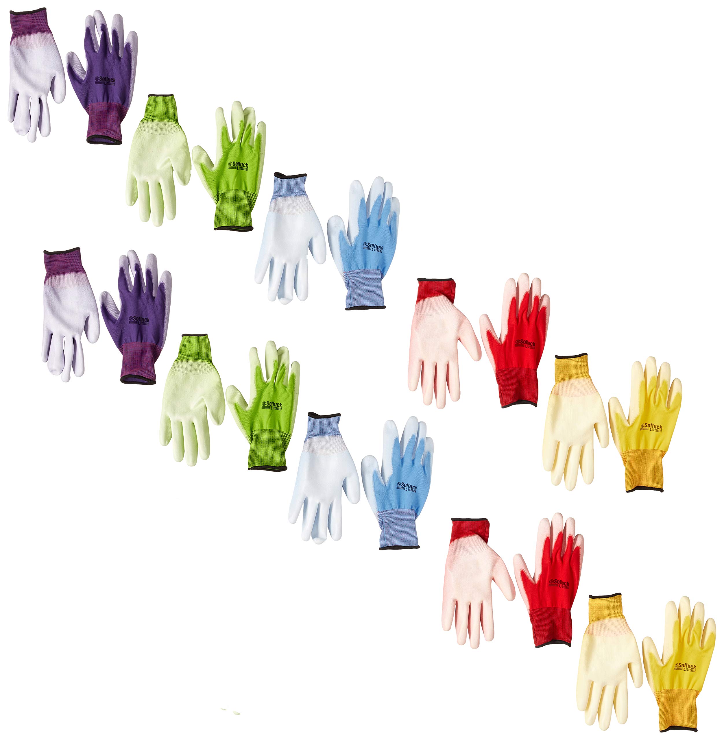 

Рабочие перчатки Margo Soft Raku #3200 (10P) 5 цветов (Фиолетовый, Зеленый, Красный, Желтый, Синий) Японский размер L (эквивалентно японскому размеру L)