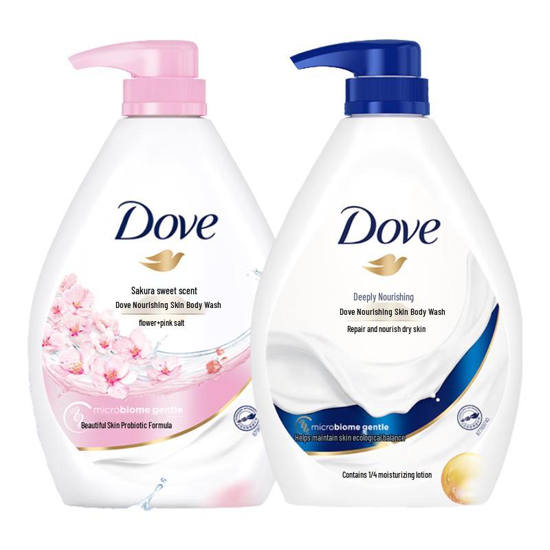 

Dove Deep Nourishment & Cherry Blossom Long-Lasting Fragrance Shower Gel Set