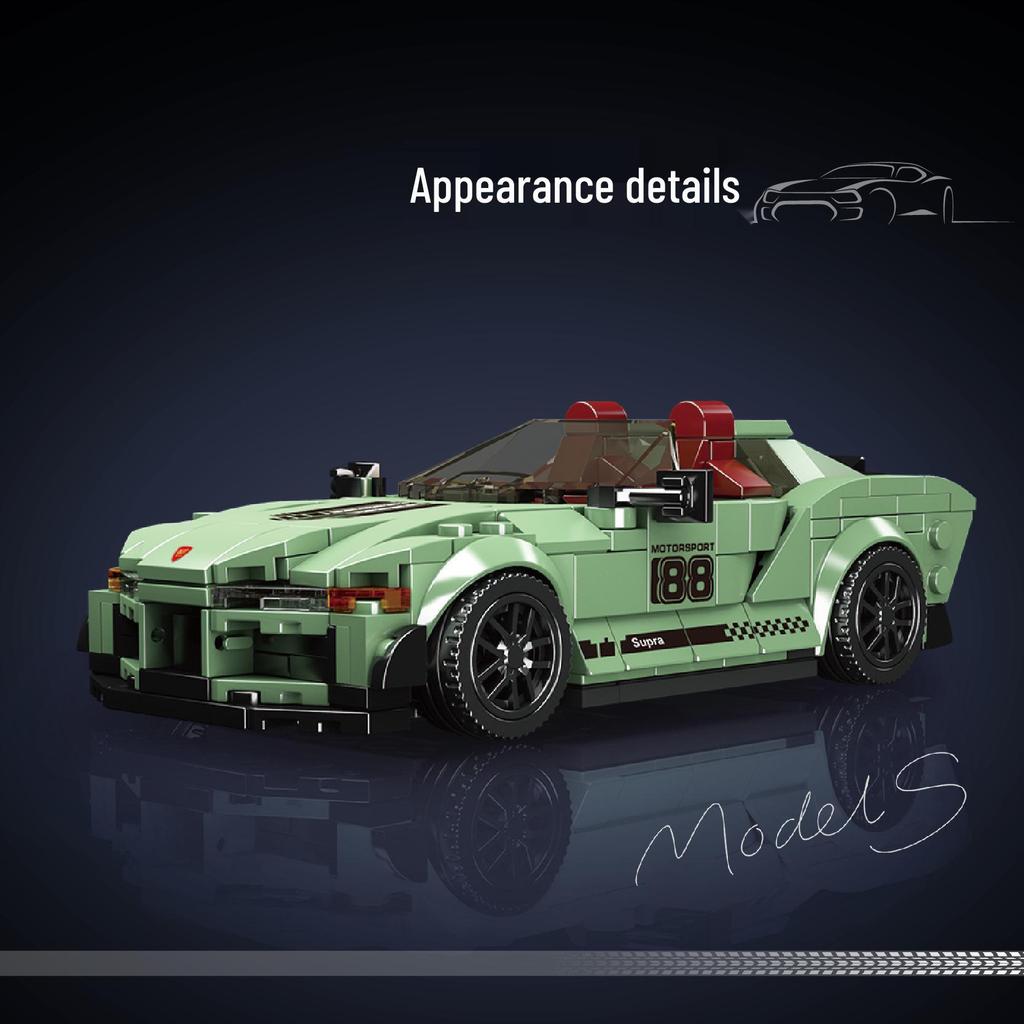Yuxing Supra Model King Building Block Car 27046T
