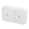 Wireless Smart Scene Switch Smart Home Devices 2 Way Push Button Switch for Tuya Zigbee Connection
