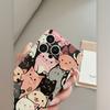 Cartoon Cute Cat Transparent Phone Case Suitable for iPhone 17 16 15 14 13 12 11Pro/Max/Plus Anti Drop and Shockproof Back Cover