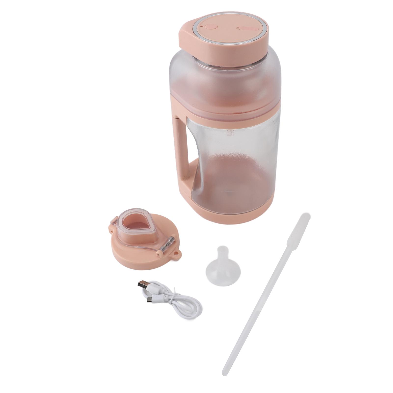 

Портативный блендер-чашка 1500 мл USB перезаряжаемый многофункциональный электрический беспроводной соковыжималка блендер для L розовый