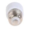 Practical 220V E27 Abs White Connector Accessories Screw Bulb Base Adapter