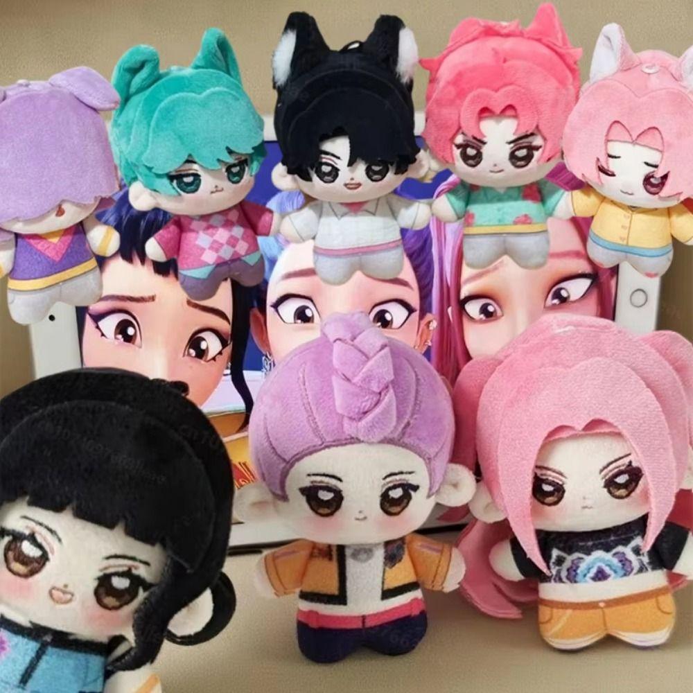 Kpop Demon Hunters Saja Boys Plush Toy Cute Soft Jinu Mystery Romance Baby Abby Plushie Desk Decor Stuffed Cotton Doll Fans Gift