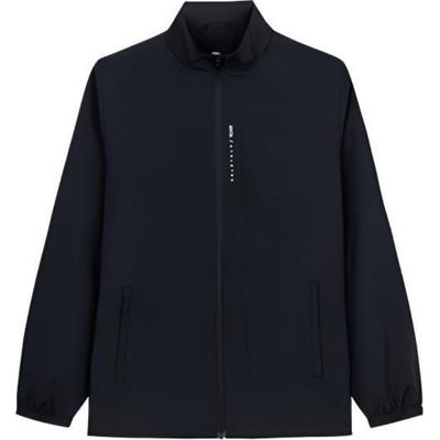 Training Series Stand Collar Zip Sports Long Sleeve Jacket Men Jacket Basic-Black 152447614-2