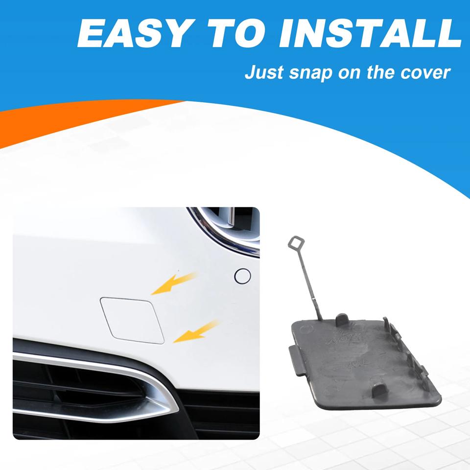 Front Bumper Tow Hook Cover Cap For Bmw 5 F10 Lci Base Model 2014 2015 2016 51117332682 Towing Hauling Trailer Lid Trim