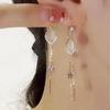Fashionable Versatile Tassel Style Long Earrings