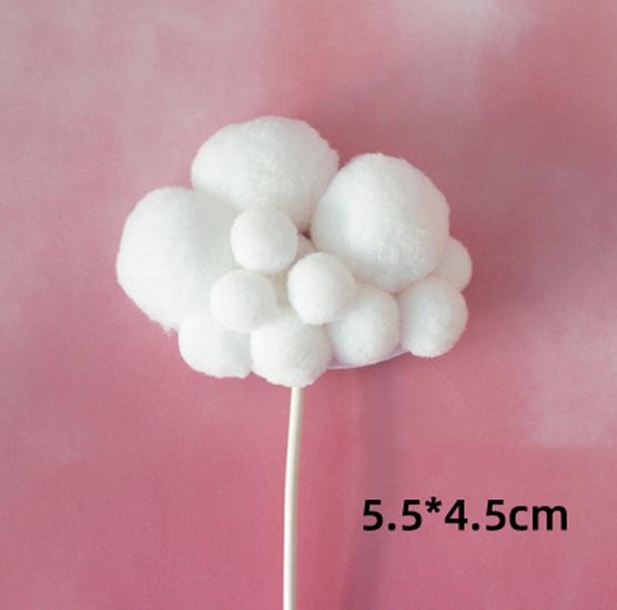10-Pack 3D Hot Air Balloon & Rainbow Cake Toppers