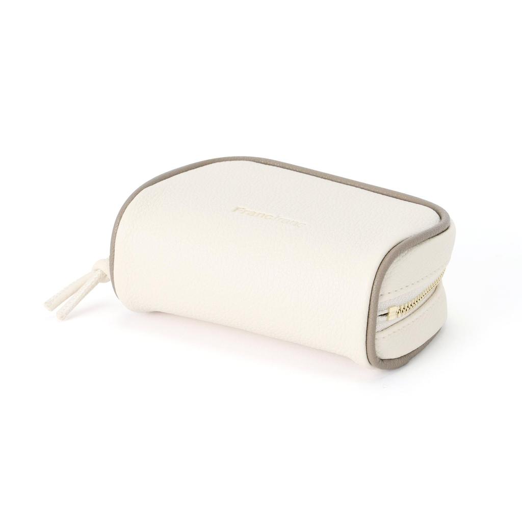 Francfranc Bicolor Pouch XS Ivory