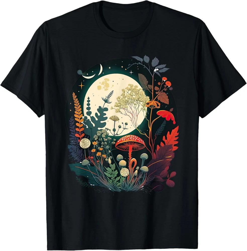 Aesthetic Goblincore and dark Cottagecore Mushroom T-Shirt
