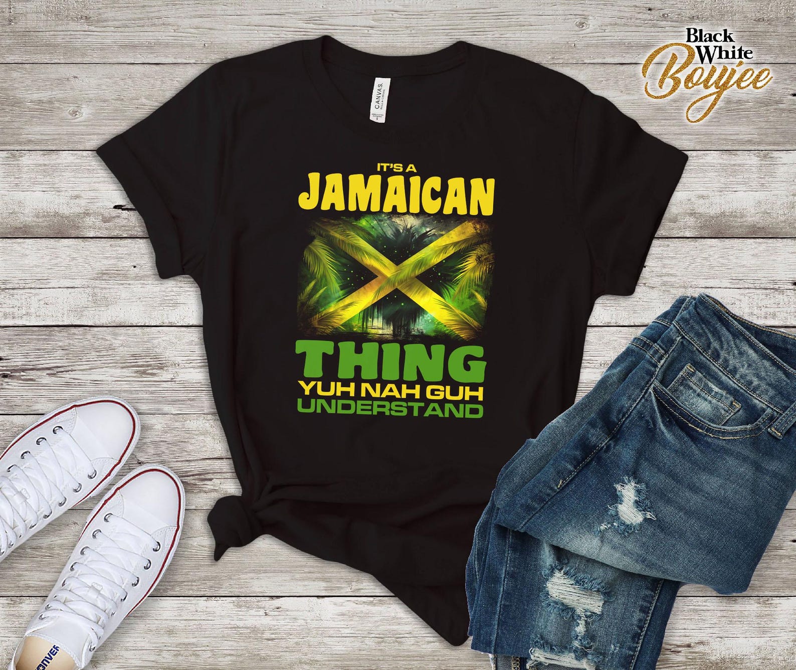 It’s a Jamaican Thing T-Shirt | Jamaican Pride Shirt | Caribbean Culture Tee | Island Vibes Graphic Shirt | Jamaica Gift L