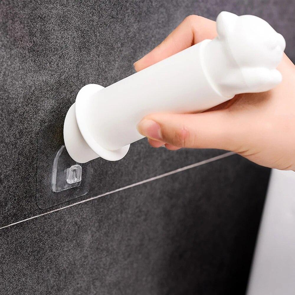 1pcs Wall-Mounted Toilet Paper Holder Cartoon Cat Telescopic Tissue Holder Kitchen Tissue Roll Dispenser Bath Paper Towel Roll