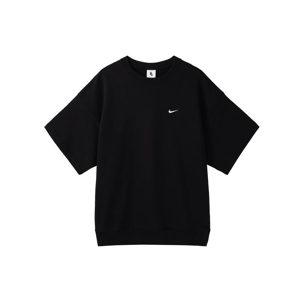 Nike Tričko s potiskem loga s kulatým výstřihem, ležérní s krátkým rukávem, pánské topy, černé DX0881-010