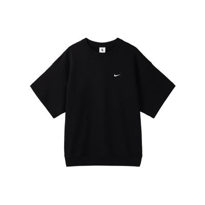 Tricou casual cu mânecă scurtă cu imprimeu cu logo pentru bărbați Topuri Negru DX0881-010