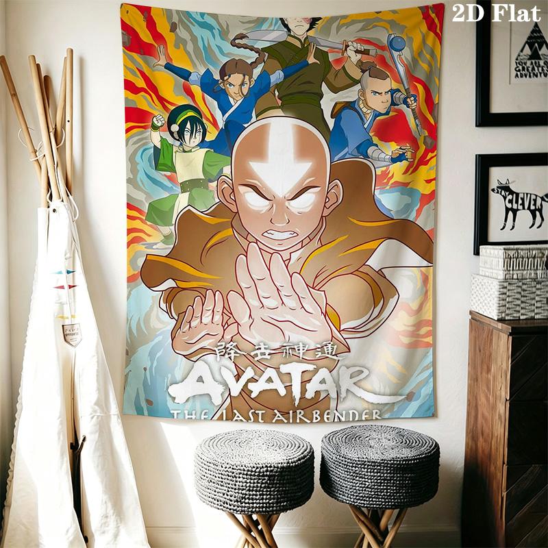 Avatar Anime Pattern Home Decor Tapestry, Wall Hanging, Decorative RV Wall Cloth.MGT0918104