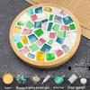 Handmade Glass Mosaic Cup Mat Pixel Puzzle DIY Kit - Educational Toy