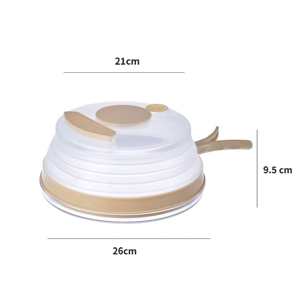 High-Temperature Resistant Microwave Splatter Cover & Food Preservation Shield