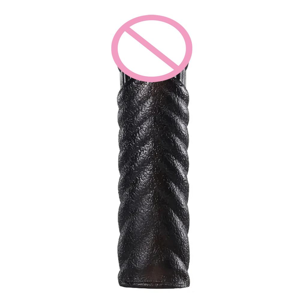 Penis-Verlängerungshülse Wiederverwendbar Silikon Mit Noppen Kondom Sexspielzeug Männer Dildo Penis-Kondome G-Punkt-Stimulation Verzögerung Ejakulation