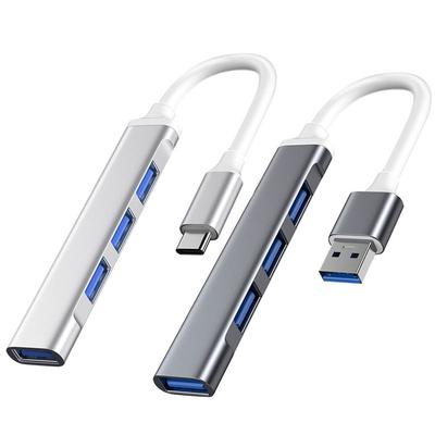4 Port Data Transmission OTG Adapter Type-C 3.1 Dock Station USB 3.0 Splitter USB C HUB