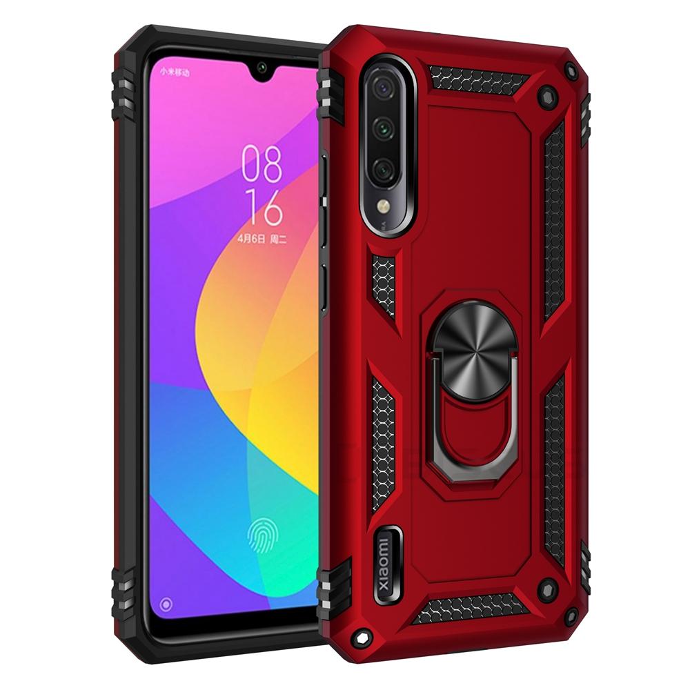 Luxury Armor Soft Shockproof Case For Xiaomi Mi A3 Silicone Bumper Hard Cover For Xiaomi Mi CC9e Metal Ring Cases