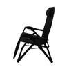 Folding Lounge Chair House Office Nap Bed Chair Outdoor Leisure Beach Recliner Chair with Wrench