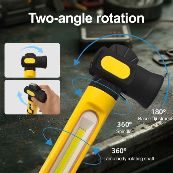 Magnetyczna lampa pod maskę Akumulatorowa 2000lm LED Listwa świetlna robocza z 4 trybami Bez użycia rąk Narzędzie mechanika do konserwacji garażu