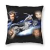 Rock Johnny Hallyday Cushion Covers Sofa Home Decor French Singer Music Square Throw Pillow Cover 45x45cm Decorative Pillowcases