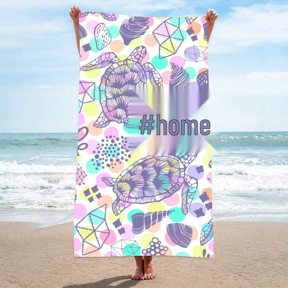 70x140 Microfiber Custom Printed Beach Towel - Absorbent & In Stock