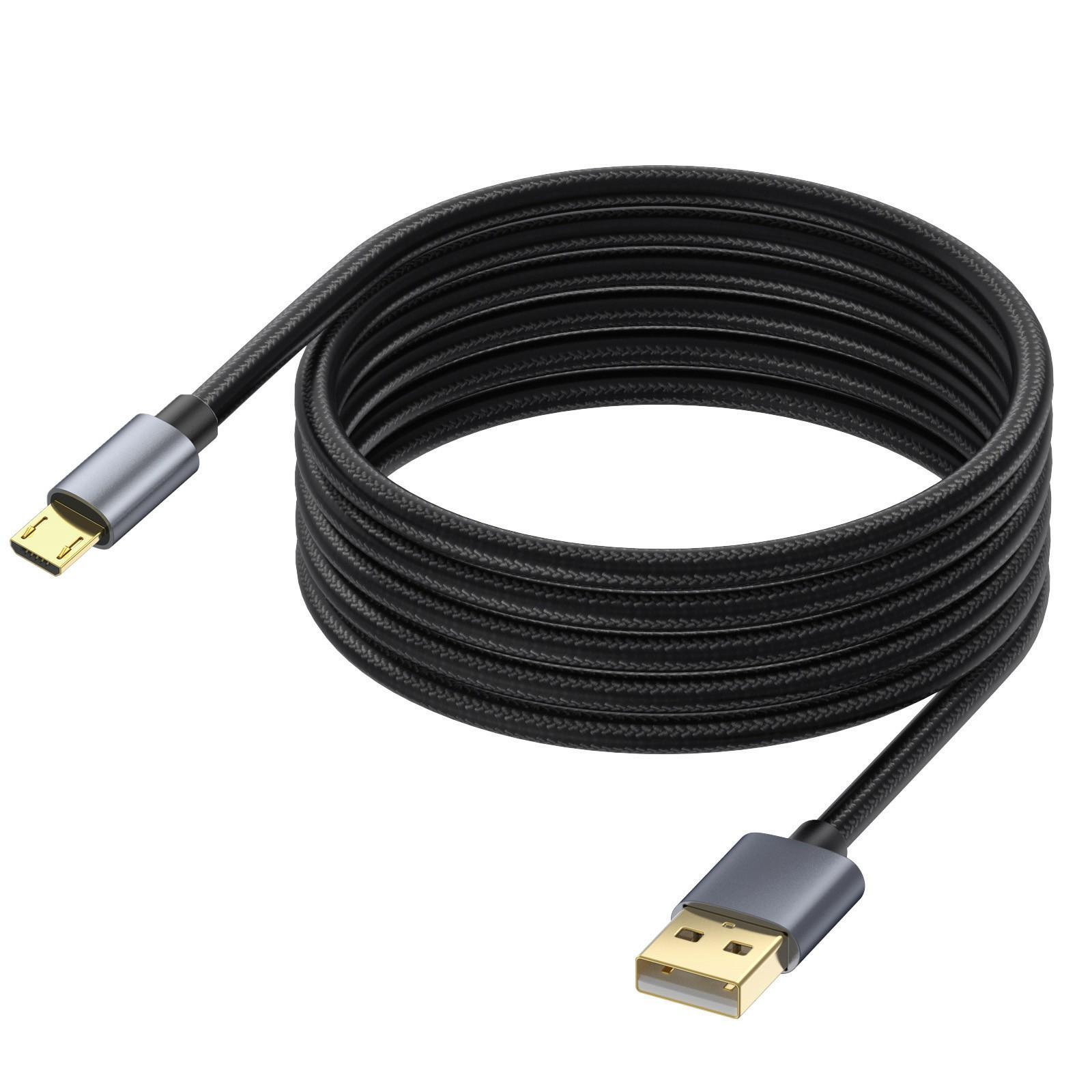 

10m 480Mbps USB A to Micro Charge and Sync USB Cable for Samsung Galaxy J7/S7/S6/Kindle Fire HD Tablets/PS4 A