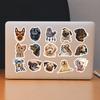 100 Watercolor Cartoon Dog Doodle Stickers Car Suitcase Skateboard Decoration Stickers Waterproof Creative Cartoon Stickers