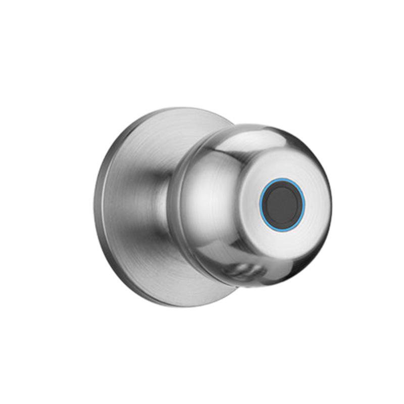 

Bluetooth Smart Fingerprint Spherical Lock for Apartments and Offices серебряный